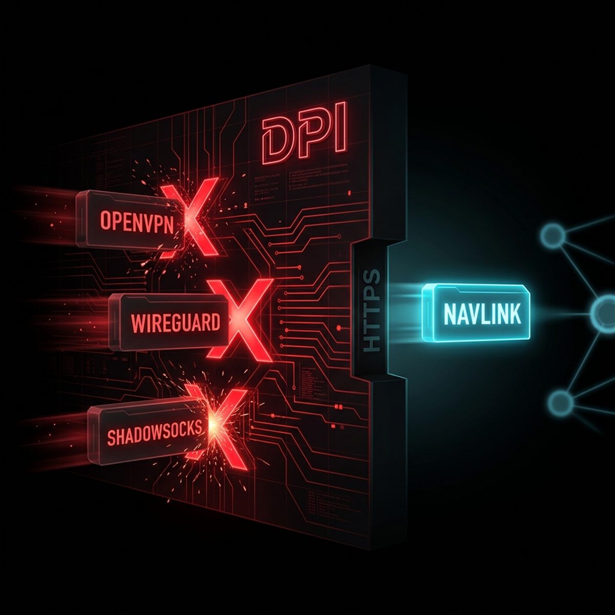 NavLink проходит там где другие блокируются